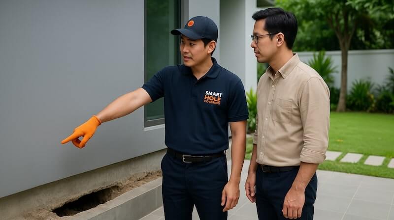 คำถามที่พบบ่อย ปิดโพรงใต้บ้าน