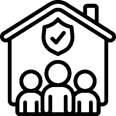Home protection icon