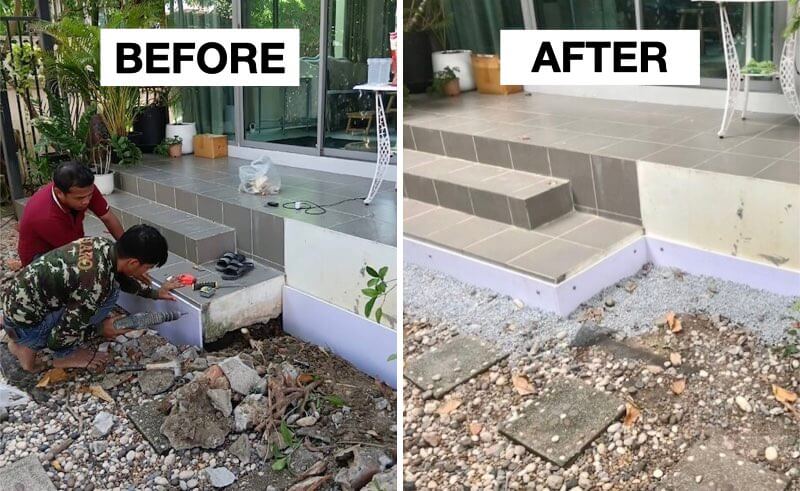 ปิดโพรงรอบบ้าน รีวิว